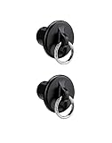 IVYSUN Outdoor Blinds Replacement Parts End Cap with Ring,Double Strength Enhancement,Weather Resistance,Compatible with Coolaroo Exterior Roller Shade(Black,2 Pcs)