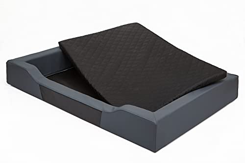 PillowPrim Hundebett Hundeschlafplatz Hundesofa Hundekissen Ruheplatz Hundematratze Hundehütte Hundeplatz Hundekorb Liegekissen 93x62 cm