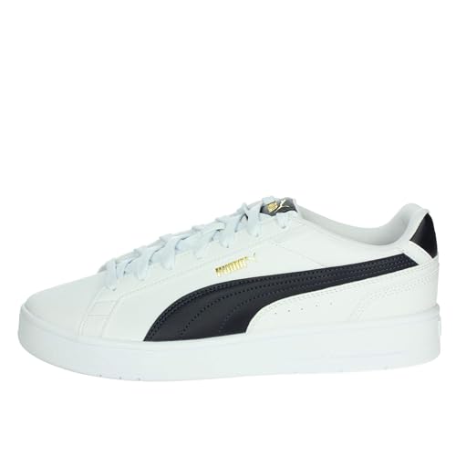 Sneakers Court Classico PUMA en blanc et bleu marine pour un style intemporel au quotidien