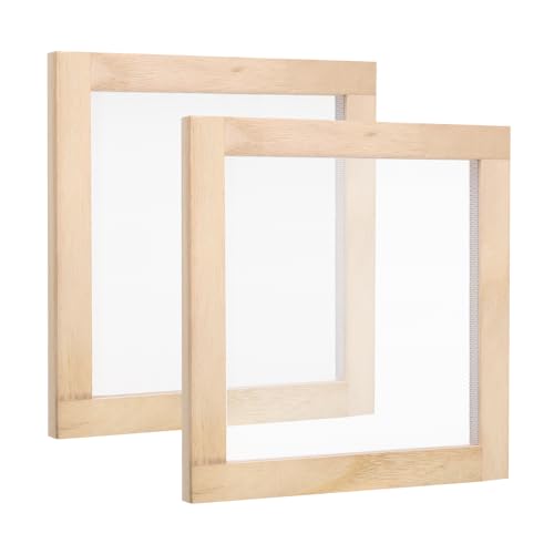 PATIKIL 7.9"x7.9" Wooden Paper Making Screen