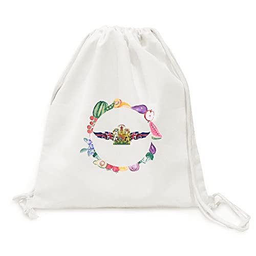 Sac en tissu pliable drapeau Royaume-Uni pour fruits et légumes à sangle