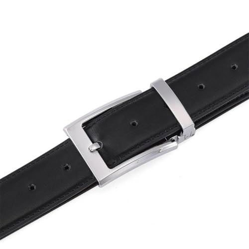 Men's Cowhide Pin Buckle Belt, Perfect for Jeans and Business Casual2