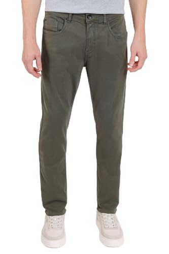 Calça Jeans Aramis Slim Moletom Color Verde Militar - 44