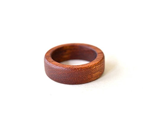 Mahogany Ring, Wood Ring, Wood Band, Mahogany Wood Ring, Wooden Wedding Jewelry, Mahogany Jewelry, Mahogany Wood Band, Holiday Gift, Personalized Ring #TOP1