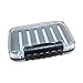 Vaveren Fly Fishing Box Fly Box Equipment Container Two Sided Portable Saltwater Waterproof Supplies Double Sided Fishing Tackle Case, Black