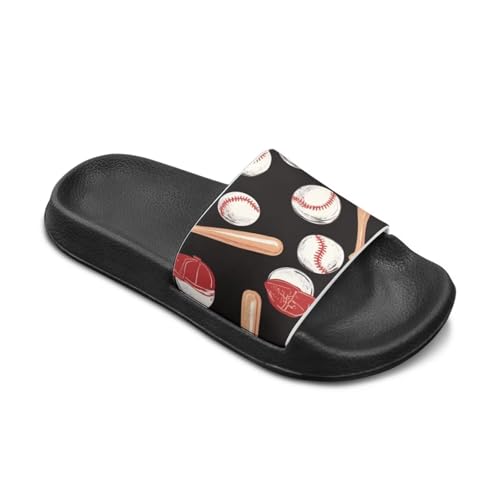 Forchrinse Boys Sandals Summer Open Toe Beach Slides Lightweight Slip-On Shower Slippers with EVA Soft Sole
