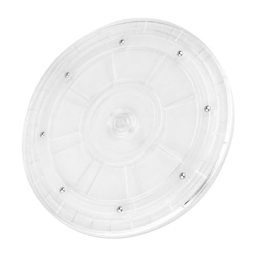 MOTHNUR Organizador Giratorio de Especias Transparente de Acrílico de Bandeja Giratoria de Cocina Grados Resistente y Práctica para Almacenamiento