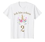ich bin schon 2 Geburtstags Mädchen T-Shirt
