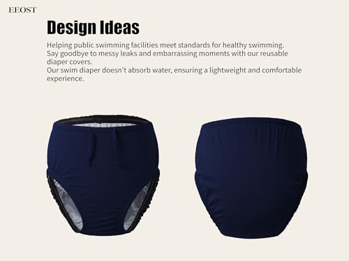 Image of Youth Special Needs Reusable Swim Diapers Swimwear for Incontinence | Unisex reusable swim diaper with waterproof leakproof protection for incontinence special nedds