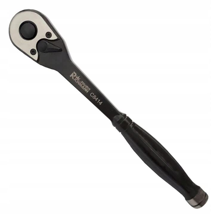 Richmann C8414, 1/2" Reversible Quick Release Ratchet Handle Heavy Duty, 260mm, Chrome