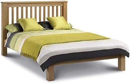 Julian Bowen Amsterdam Low Foot End Bed, Oak, Double, Light Oak, 135 cm/Double - Image 3