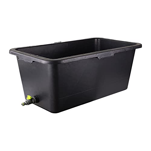 Pet Bath Pool Bathtub for Washing Dogs and Cats Paddling Pool for Pets Sturdy Plastic Useful Tap Accessories for Pet Grooming ([cm]72x41x22; 40L)