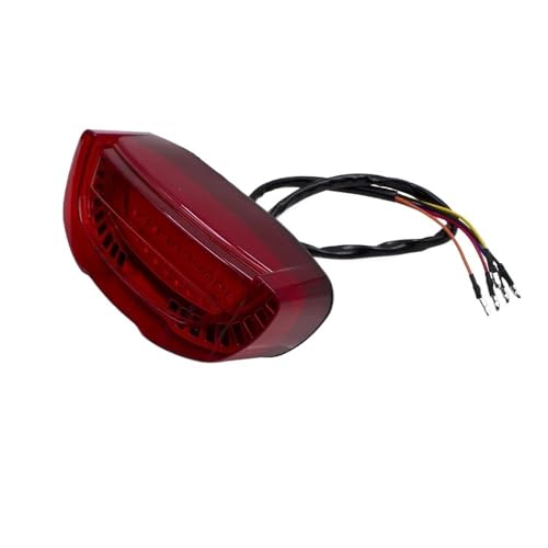 Feu stop arrière séquentiel LED moto à haute luminosité et clignotants dynamiques intégrés