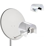 [ Test SEHR GUT, Note 1.2 *] ZEHNDER LNB Wetterschutz Kappe für 2 LNBs, LMB...