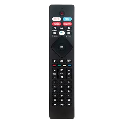 NH800UP Replaced Voice Remote fit for Philips Android 4K Ultra HD Smart LED LCD TV 32PFL5405 32PFL5505/F7 43PFL5604/F7 43PFL5704/F7 50PFL5604/F7 50PFL5604/F7A 50PFL5704/F7 55PFL5604/F7 55PFL5604/F7A