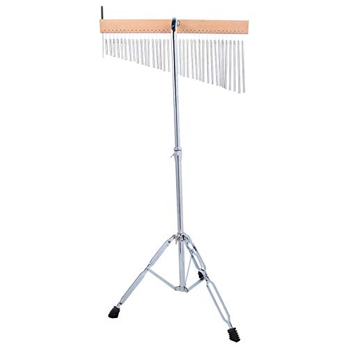 LIANXIAO - 36 Tone Bar Chimes, Portable Aluminum Alloy Music Bell Single Row Wind Chime Musical Perc