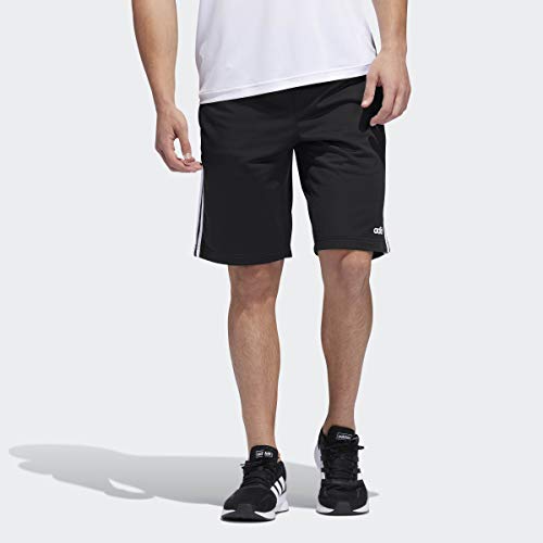 adidas Essentials 3-stripes Tricot Short, Black/White, X-Large