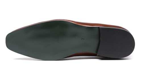 Image of Split Toe Oxford for Men Retro Dress Shoes VintageSlip-on Formal Oxfords Shoes