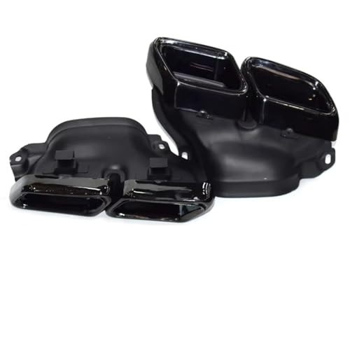 Embout d'échappement double sorties carrées BMW E63 2014 silencieux style AMG