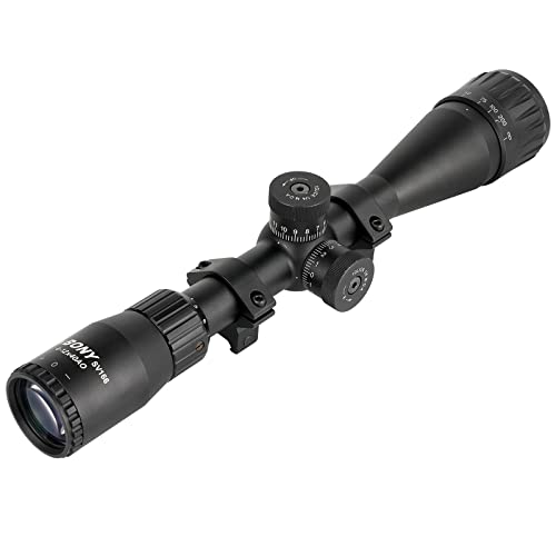Svbony SV168 Mira Telescópica 4x32 Con Compensación De Dioptrías 2D - Riel Picatinny 20/22mm, Ajuste Sin Herramientas, Para Deportes Y Tiro De Corta Distancia