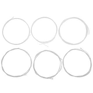 Lot de 6 accessoires d’instruments à cordes enroulés en alliage de tension de corde de guitare Tension moyenne de… - Les Beatles, Paul McCartney, John Lennon, RIngo Starr, George Harrison