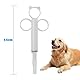2 Stück Tablette Feeder,Medikamenten Feeder Spritze,Kunststoff Pet Pill Poppers,Tabletteneingeber Katze,Haustier Medikamenten Spritze,Wiederverwendbare Pusher Tablet,Für Katzen Hunde Kleintier