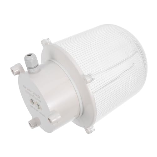MAGICLULU Deckenlampe mit Fassung Wasserdichte und Nebelresistente Leuchte für Kühlräume und Außenbereiche Langlebiges Design Einfache Installation Rundes Lichtkonzept