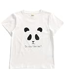 [Bee] ビー 半袖プリントTシャツ ガールズ ボーイズ 女の子 男の子 キッズ 綿 コットン プリント 春 夏 tbb02367 130cm パンダ×ホワイト