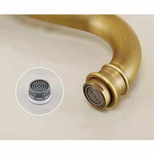 Robinet pour lavabo résistant calcaire mitigeur rotatif salle de bain