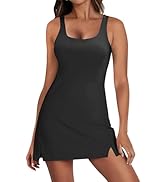 ANRABESS Women's Tennis Dresses Built in Shorts and Bra Summer Sleeveless Athletic Workout Golf M...