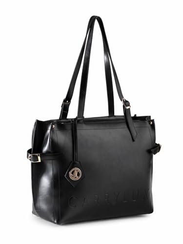 Image of Carrylux Women's Soft PU Tote Bag | Large Single Compartment Shoulder Handbag with Adjustable Strap | Office, College & Casual