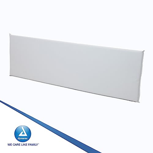 Image of Dynarex Half Bed Rail Bumper - 35 inch Padded Bed Rail Guard - Soft Foam Bed Railing Cushion, Hook & Loop Closures - Water Resistant & Skin-Safe Vinyl Cover - 1 Bed Rail Bumper