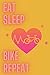 Produktbild Eat Sleep Bike Repeat: Notizbuch/Tourenplaner mit 110 Seiten im praktischen 6x9 Format für über 30 Touren, inkl. Check-up Liste für Dein Bike