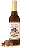 Matteo's Barista Style Sugar Free Coffee Syrup - Coffee Flavoring Syrup with No Sugar, Keto-Friendly, Sweet Flavour & Syrups For Coffee Drinks & Baking Pastries at Home - Maple Bourbon, 25.4 Oz, 1-pk