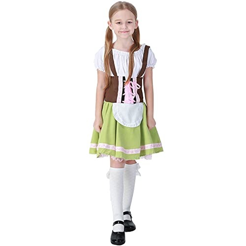 Disfraz Baviera para Niñas Oktoberfest Vestido Infantil miniatura 4