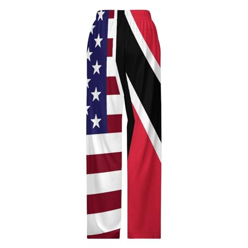 American And Trinidad Tobago FlagChildren's Casual Pajamas120CM4