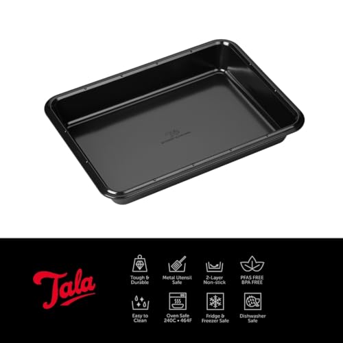 Tala Antihaft-Brownieform Performance, 34,5 x 24,8 x 4 cm, Professioneller Kohlenstoffstahl mit Premium Eclipse Antihaftbeschichtung… – Ansicht 2