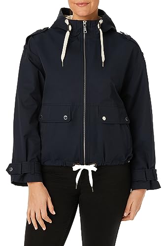 Image of Vince Camuto Women's Blue Cotton Anorak