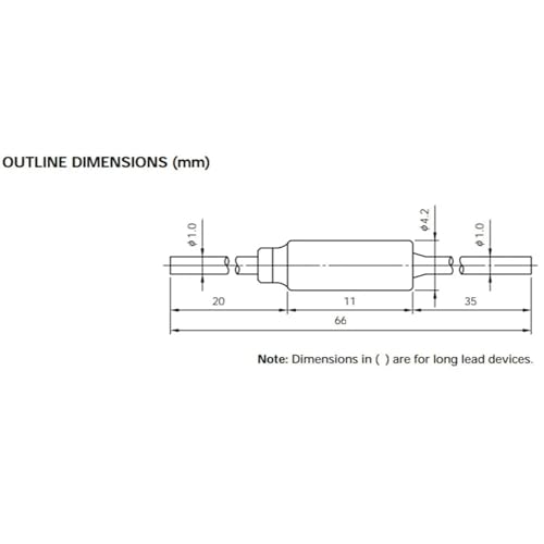 Fusible thermique SF109U-1 113°C 15A composant électronique axial - 3