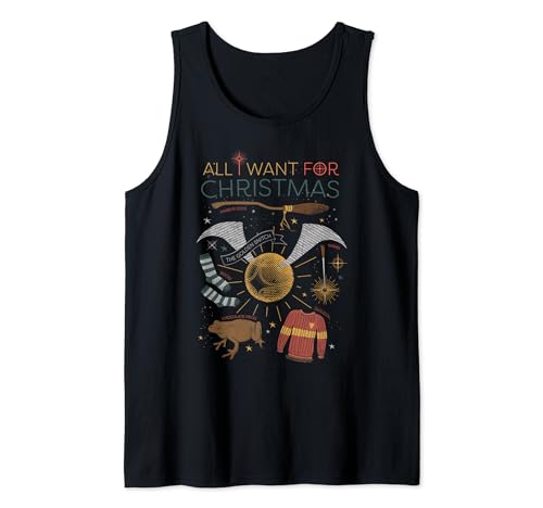Harry Potter All I Want for Christmas! Christmas Tank Top