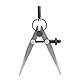 KooingTech Federzirkel, Anreißzirkel, Zirkel Leder Craft Compass Einstellbare Federkompass-Teiler Leder Line Marking Tools