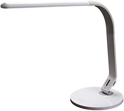 GUANYA LED Desk Lamp / Table Lamp with USB Charging ,10 Brightness Levels 8W, Touch Control Intelligent switch,Adjustable lampshade .(GY-LA-C308W )