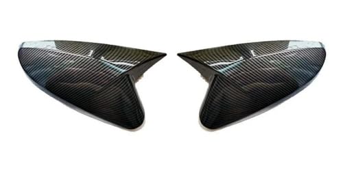 Coque de rétroviseur en fibre de carbone style sport pour Hyundai Accent 2012-2016