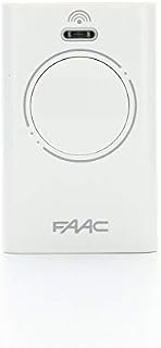 787007 FAAC Torautomatisierung Fernbedienung XT2 433 SLH LR Sender 2 Kanäle weiß 433 MHz