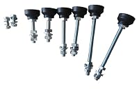 WORHAN Mobil Schwellenrampe Variable Höhenverstellung Ladeplattform Stufenrampen Rollstuhlrampe Alu Aluminium Rampe Türschwellenrampe TR157 – Ansicht 8