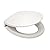 TOTO® SoftClose® Slow Close Round Toilet Seat and Lid, Colonial White - SS113#11