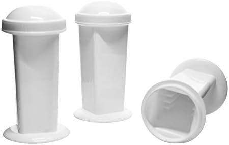 3PK Coplin Jars - Staining - Hold 5-10 Slides Each - Polypropylene - Eisco Labs