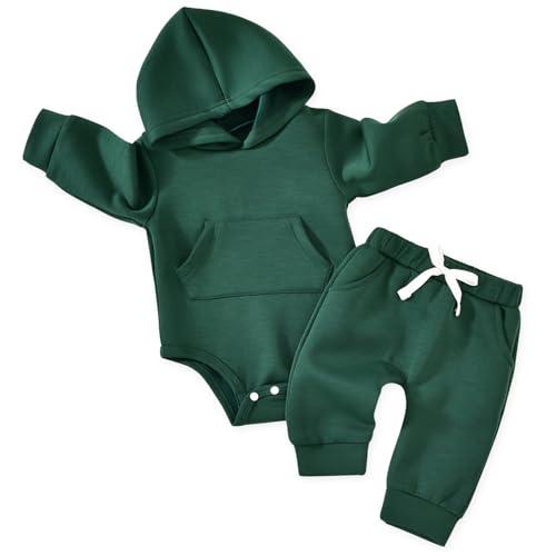 Image of Aalizzwell Infant Baby Winter Hoodie Outfit