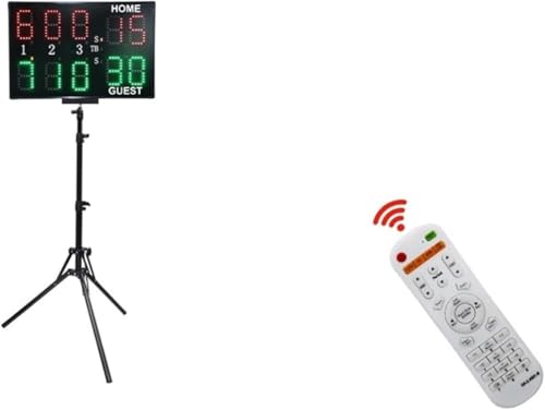 Marcador digital profesional para tenis con control remoto miniatura 3