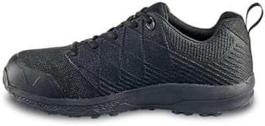 Irish Setter, Nisswa, Women’s, Slip Resistant, Aluminum Safety Toe, Oxford Work Shoe, Black, 7.5 D (Wide) | Image 1